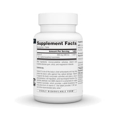 Source Naturals Vitamin E bottle front view with logo and dosage