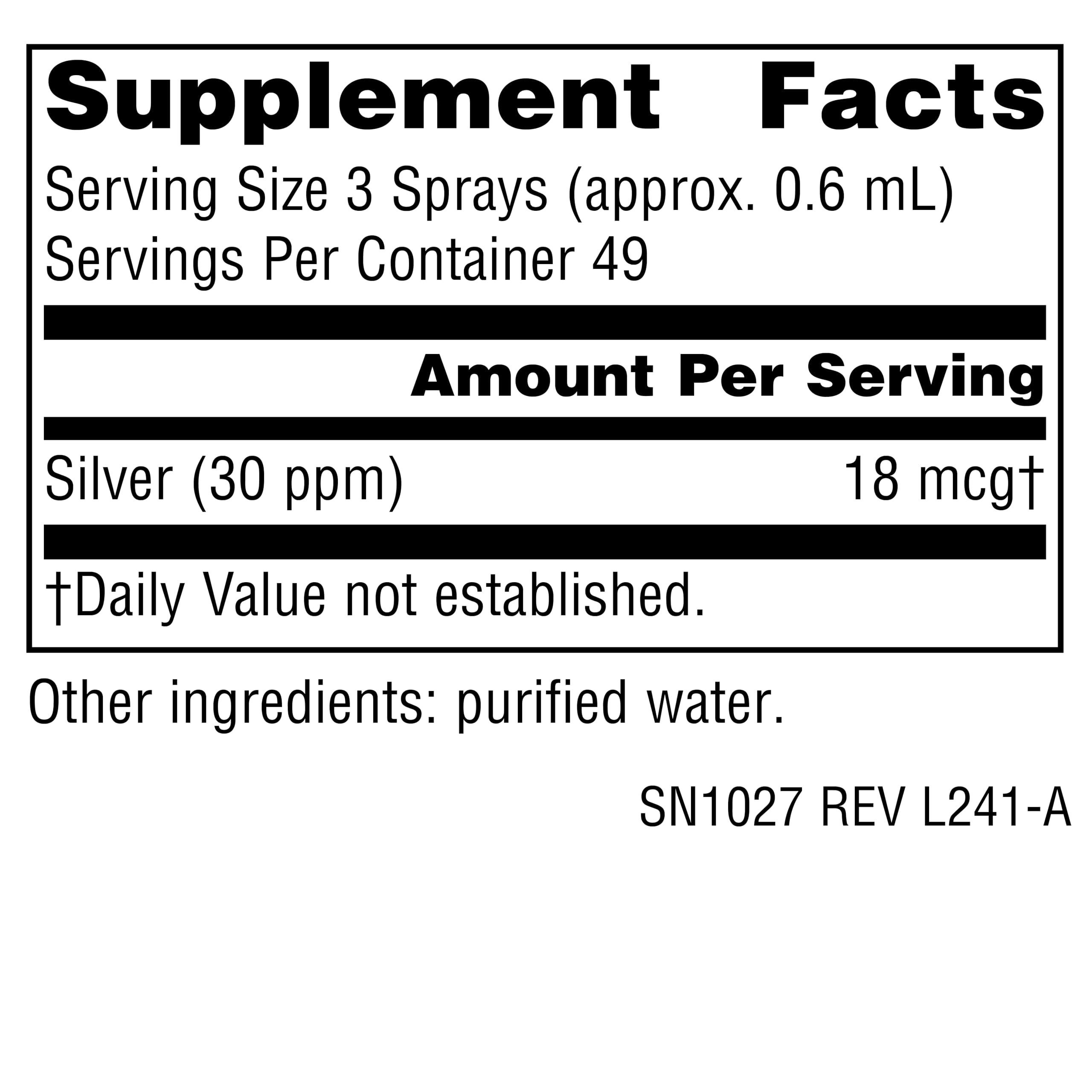 Compact packaging designed for travel with a 1 oz bottle.