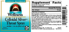 Applying Source Naturals spray to the throat area for on-the-go use.