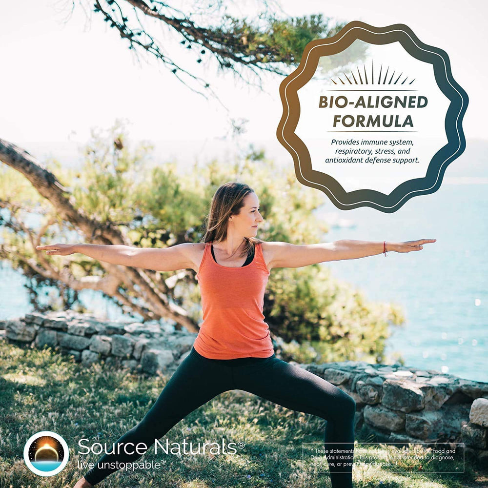 Source Naturals Wellness Formula immunity scene in a calm home setting