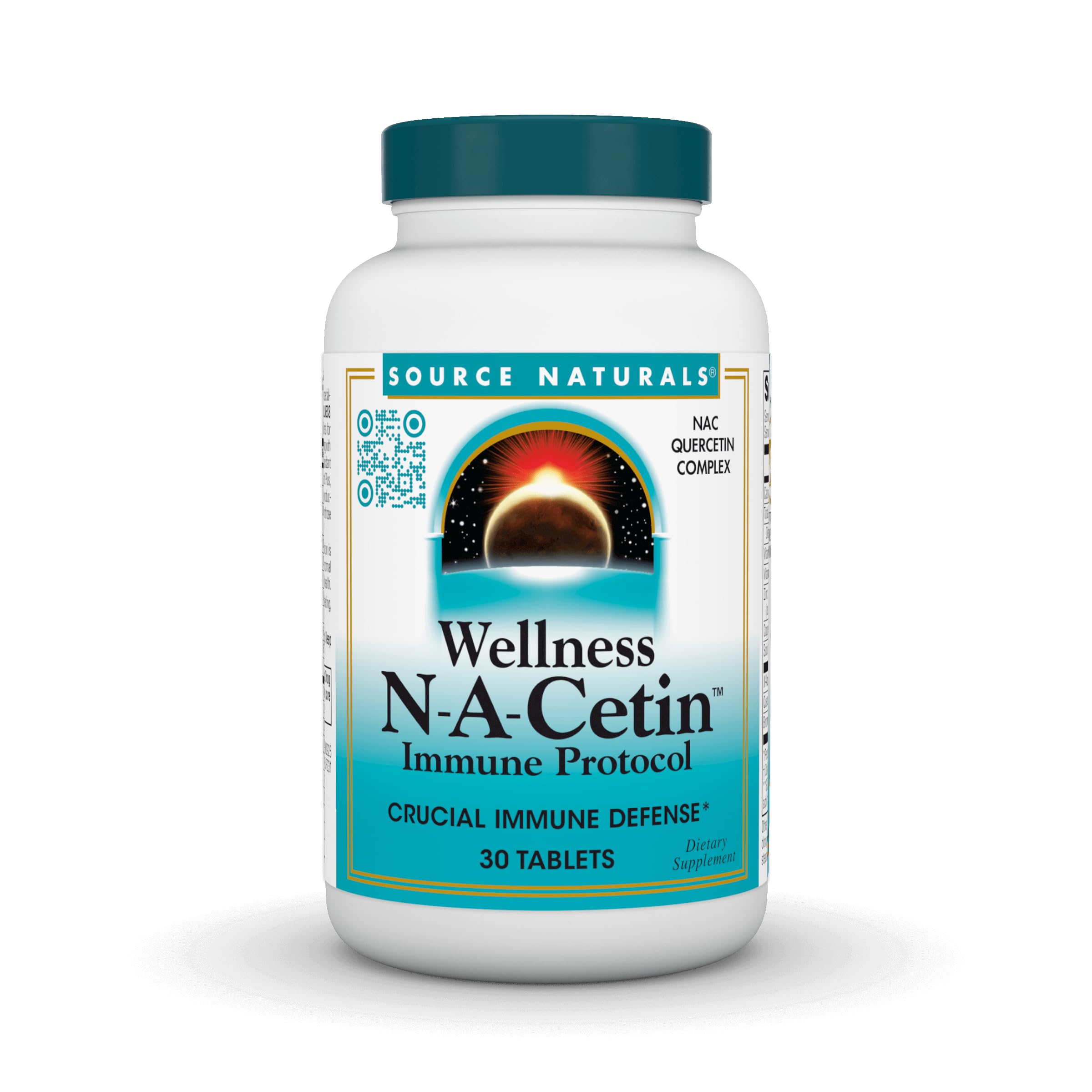 Source Naturals Wellness N-A-Cetin Immune Protocol bottle for daily immune support
