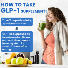 Sousti GLP-1 supplement bottle label view emphasizing science-backed formula