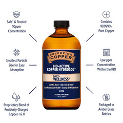 Sovereign Copper bottle pour showing easy beverage addition.
