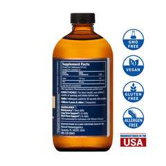 Sovereign Copper glass bottle on a shelf emphasizes premium packaging.