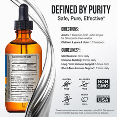 Sovereign Silver amber glass bottle preserves potency and purity