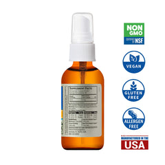 Sovereign Silver amber glass bottle protects purity and freshness.