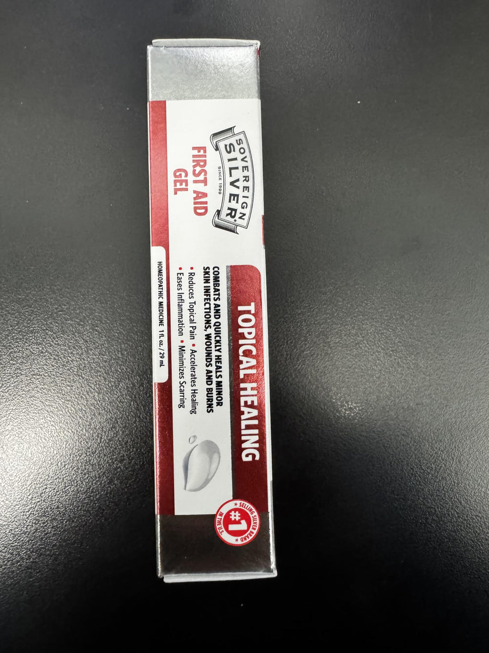 Sovereign Silver First Aid Gel GMP facility origin suggests careful production standards