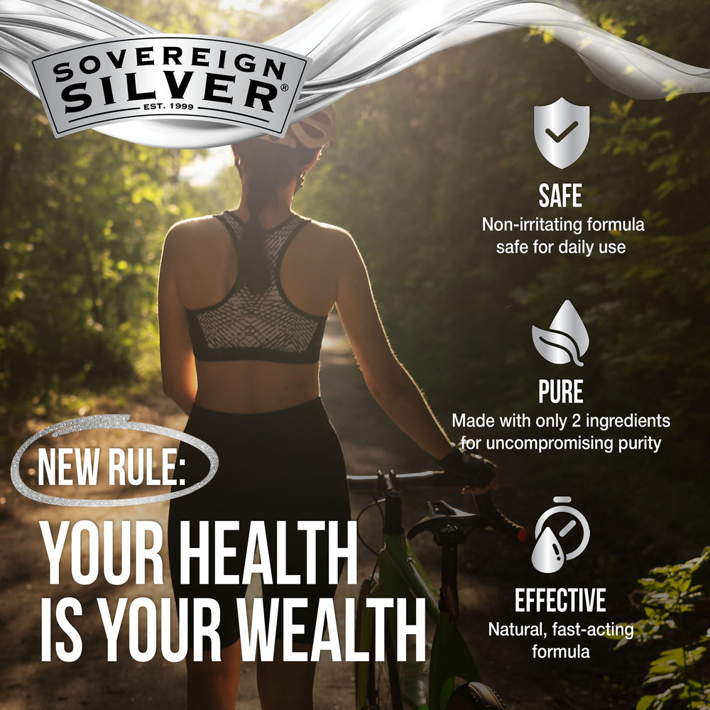 Sovereign Silver spray nasal, caja visible, higiene nasal sin químicos agresivos.
