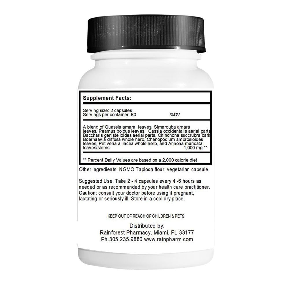 Sovob Rainforest Amazon A-P label close-up highlighting herbal blend for daily use