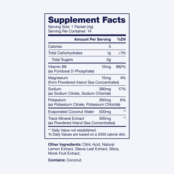 SoWell Electrolytes lemon dissolve and stir for easy prep