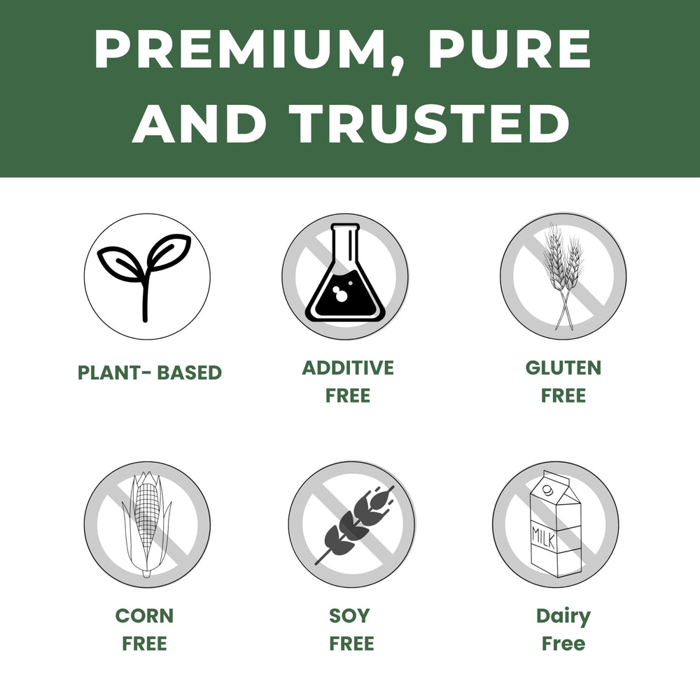 Sownandgrown psyllium husk powder non-GMO label on packaging