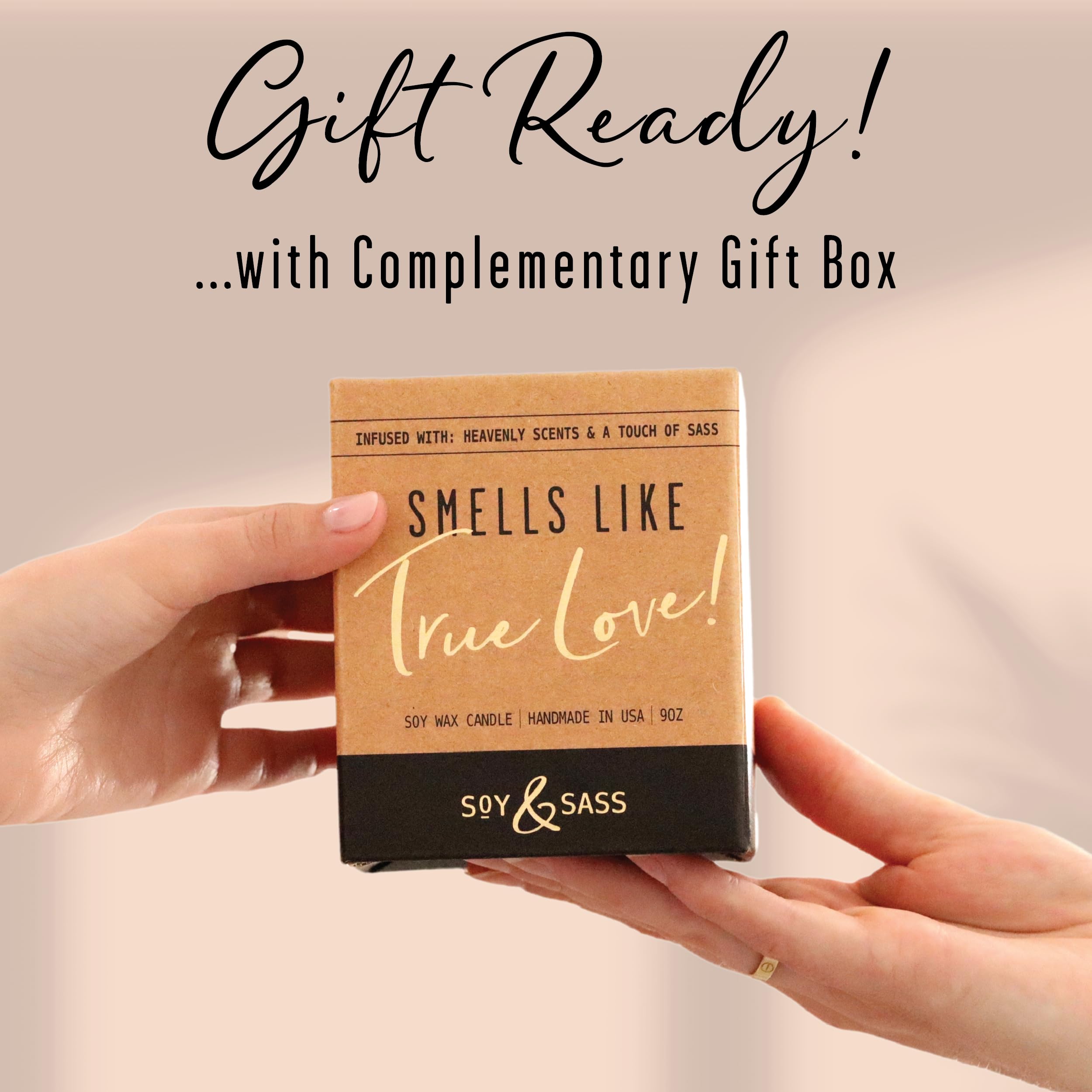 Soy and Sass 50-hour burn time promises longer enjoyment without frequent replacement.