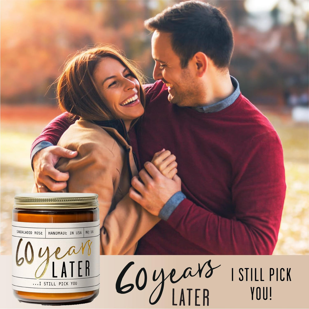Ideal anniversary gift idea for her, celebrating six decades of togetherness.