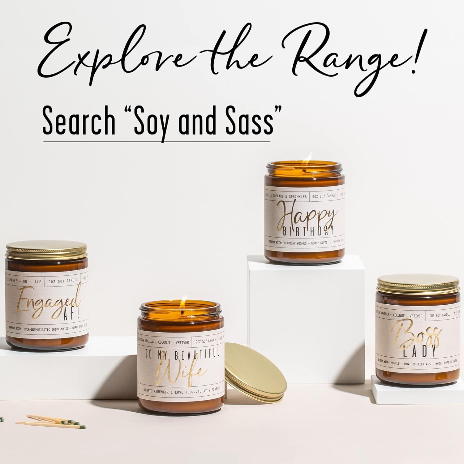 Pair with other Soy and Sass gifts for a coordinated celebration.