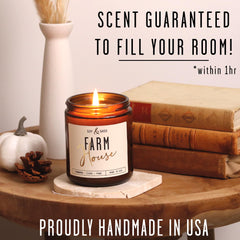 Hand-poured in the USA, showcasing craftsmanship.