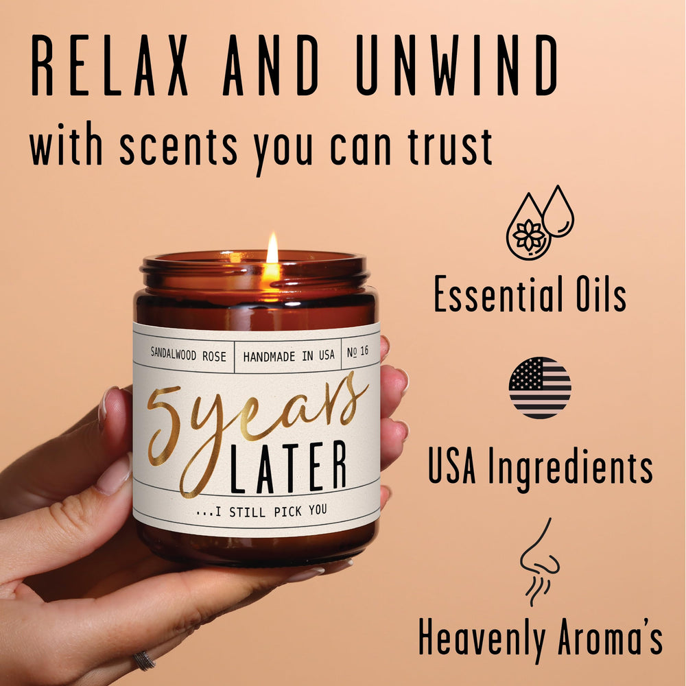 Soy and Sass fifty-hour burn for long-lasting ambiance.