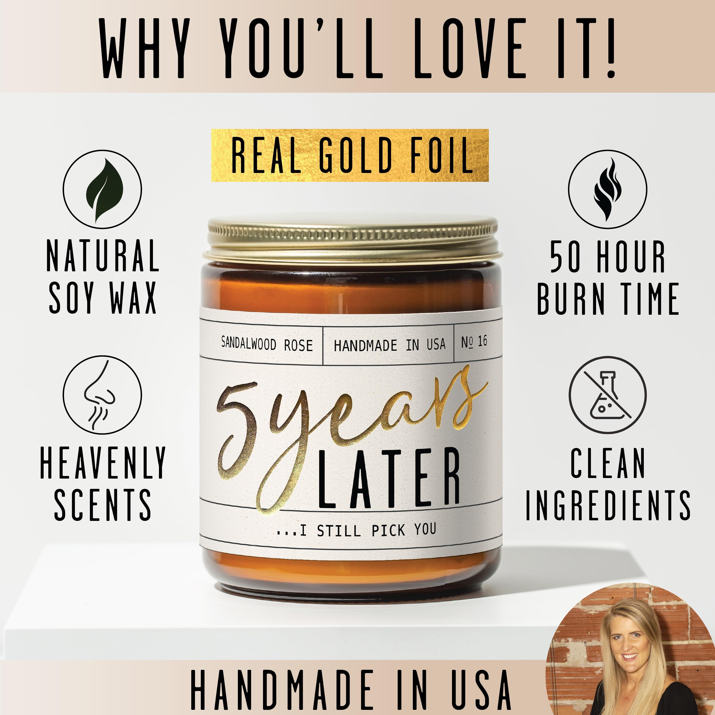 Soy and Sass lead-free wick for safer home fragrance.