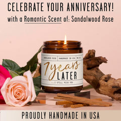 Soy and Sass sandalwood rose candle jar emits inviting warmth and a romantic ambiance.