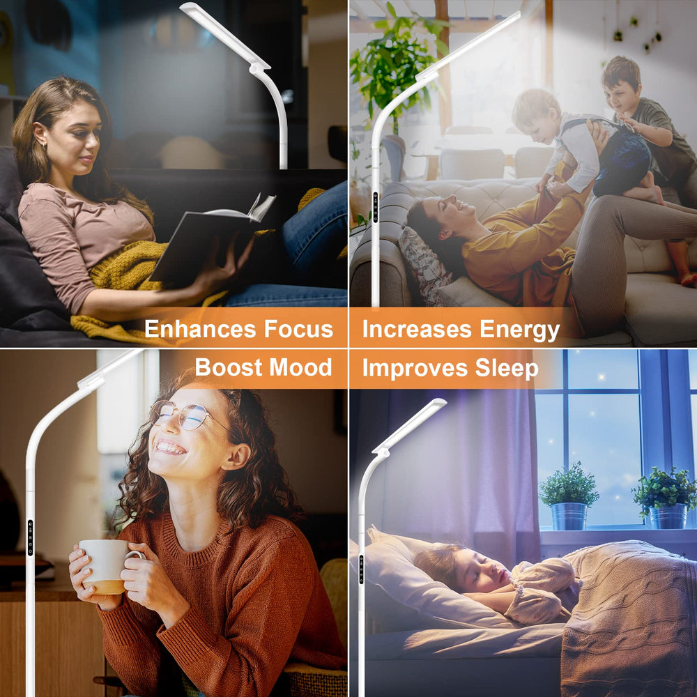 Sozapooty light therapy lamp brightness control tailors mood and energy.