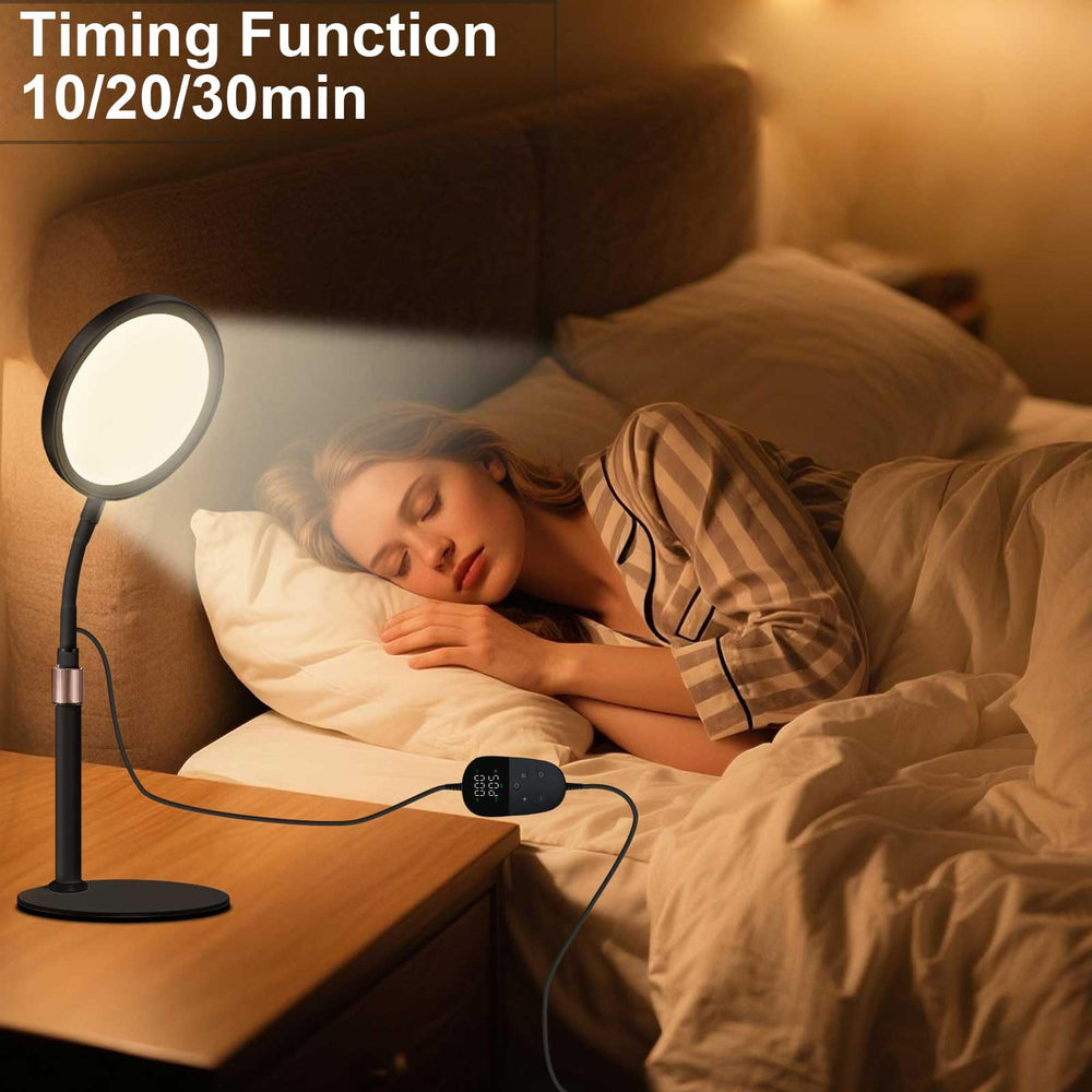 Sozapooty lamp offers three color temperatures for wake, work, and wind-down routines.