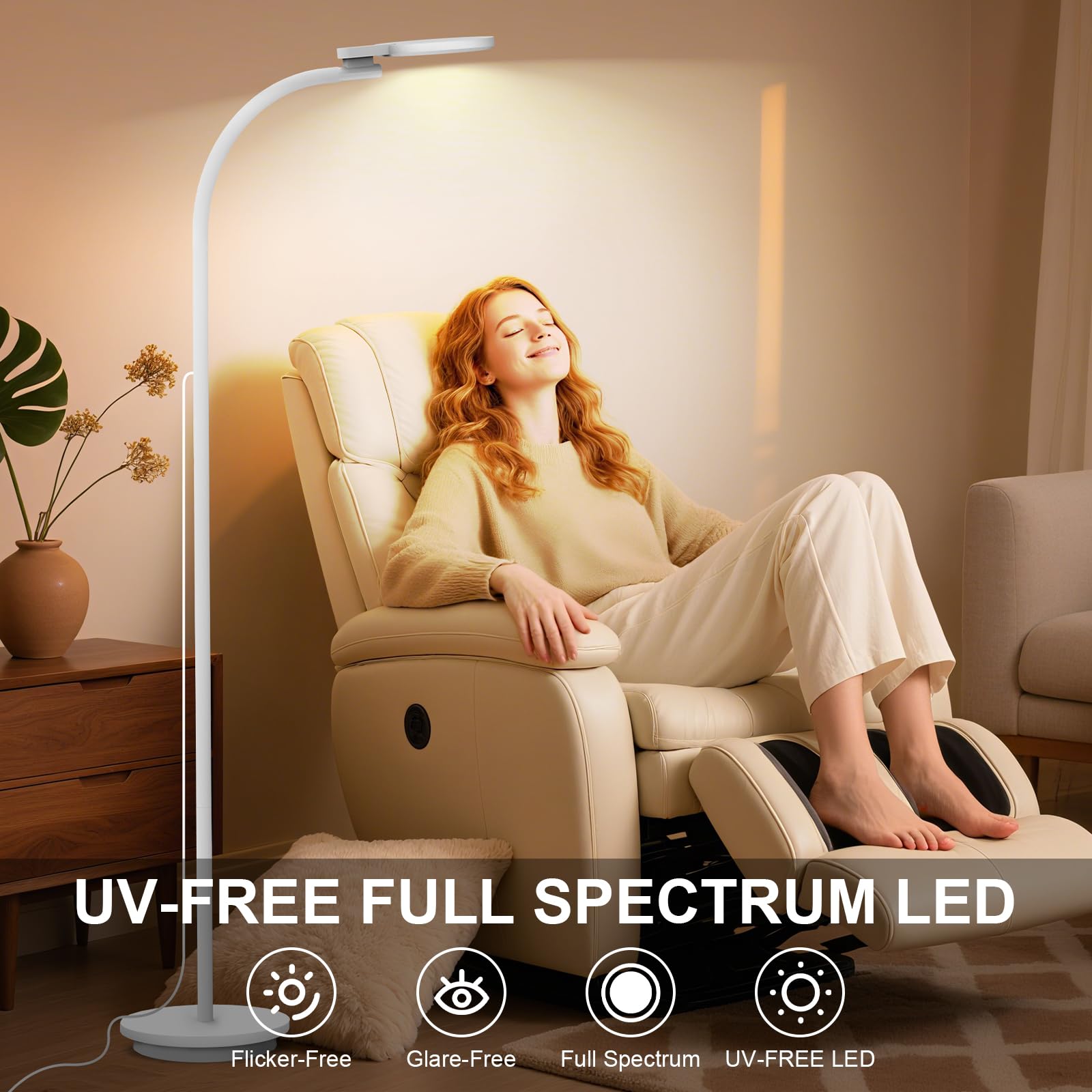 Sozapooty lamp tilt angle focuses brightness for desk tasks