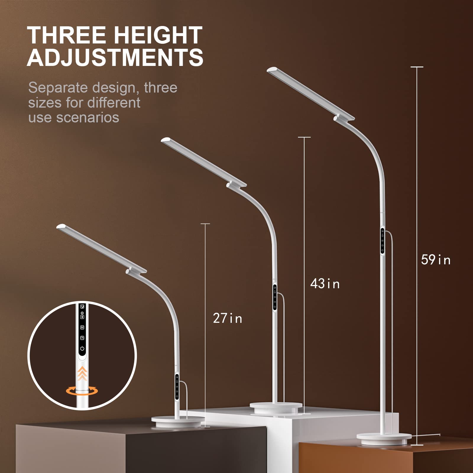 Sozapooty light therapy lamp timers provide quick light sessions.