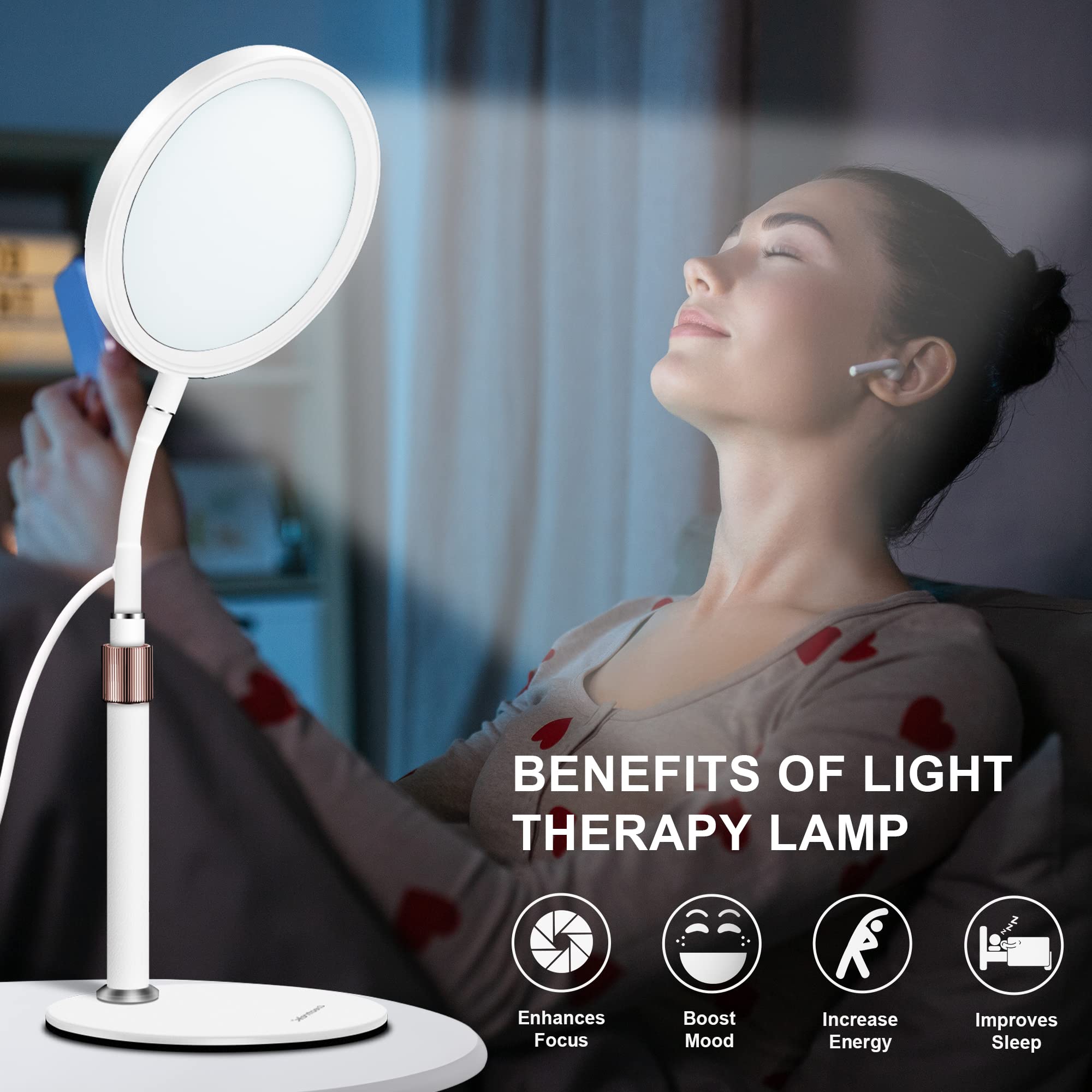 Sozapooty lamp with timer and memory function ready for quick setup