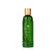 SPA CEYLON Aloe Vera & Pandanus oil bottle for calming massage and luxurious home spa