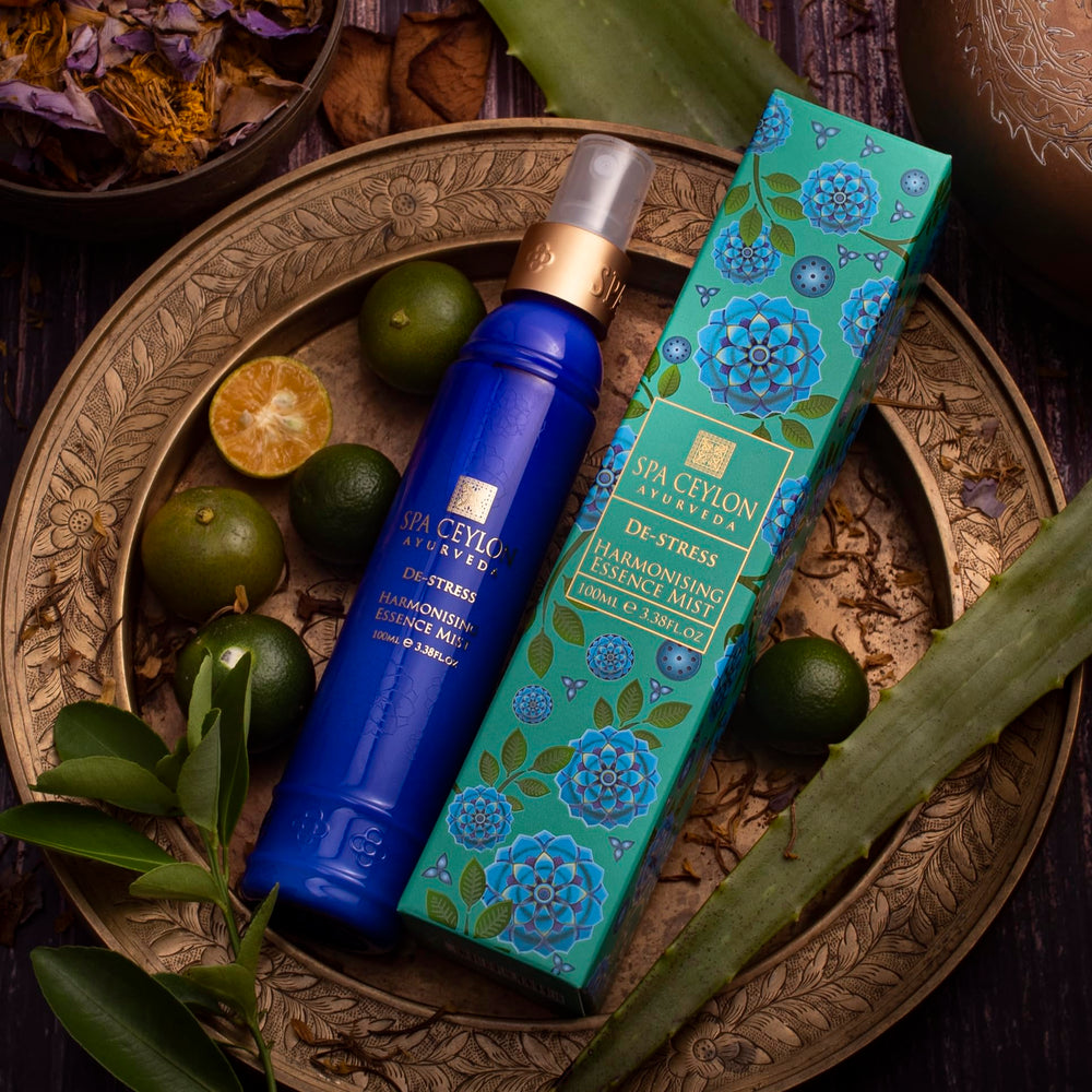 Citrus blend scent profile from SPA CEYLON De-Stress harmonising mist