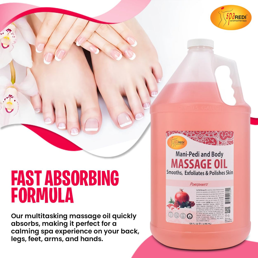 SPA REDI family-friendly relaxation at home with massage oil