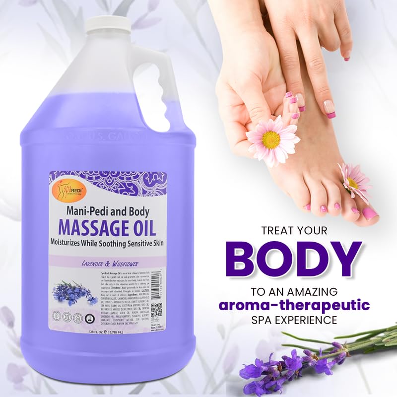 Nourishing oil blend in a SPA REDI bottle enriched with vitamins for skin