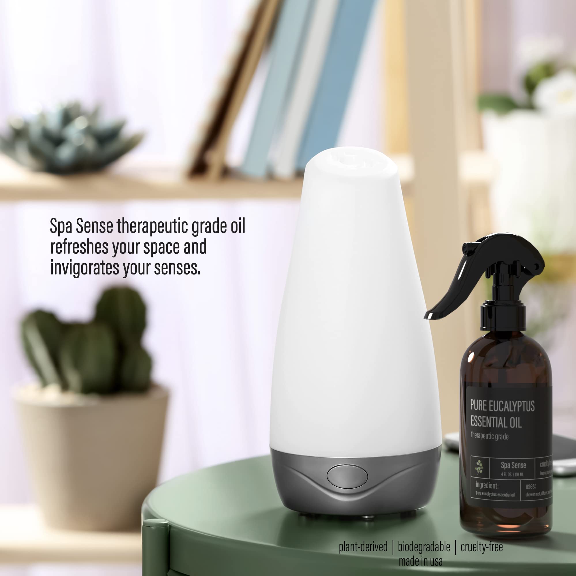 Spa Sense self-care spritz enriches pre-shower rituals with calming aroma.