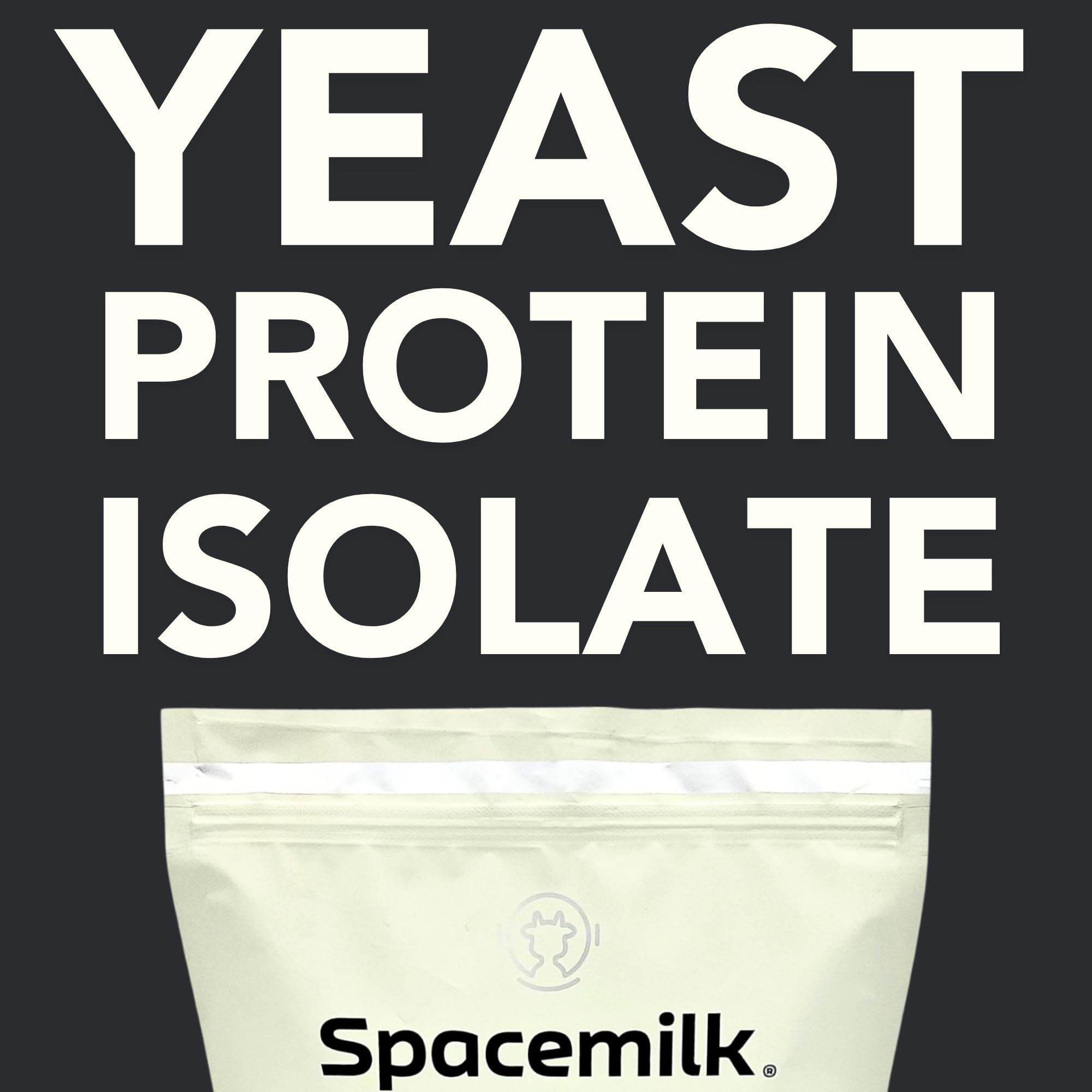 Spacemilk Vanilla powder pour highlights a smooth texture for shakes and recipes.