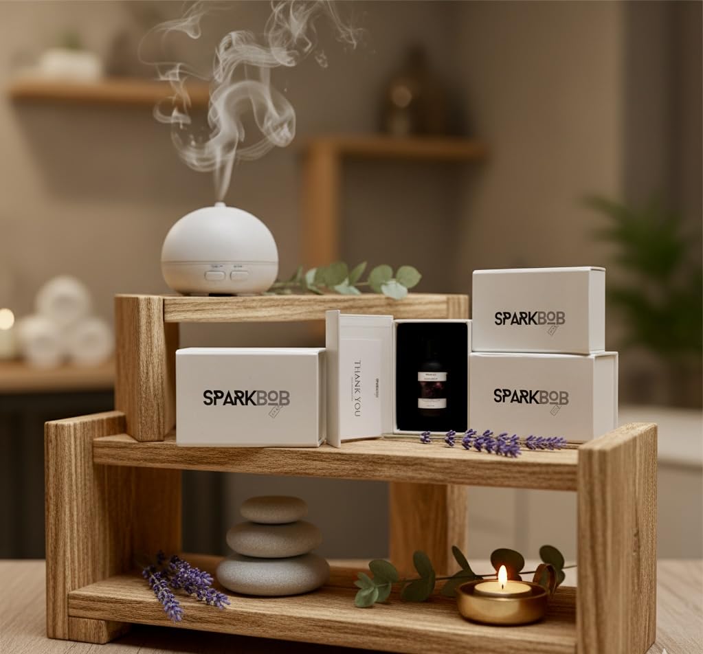 Sparkbob Santal Royale spa ritual ready for calming massage and soothing rituals.