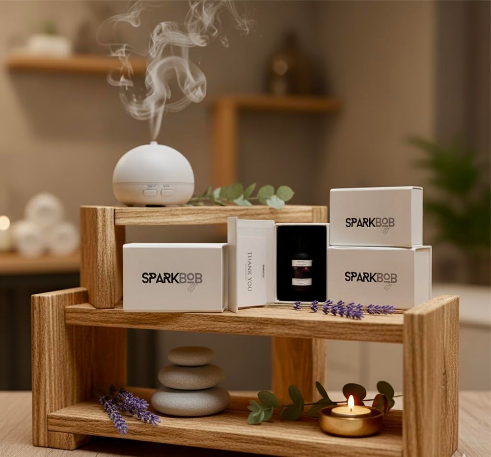 Sparkbob Santal Royale spa ritual ready for calming massage and soothing rituals.