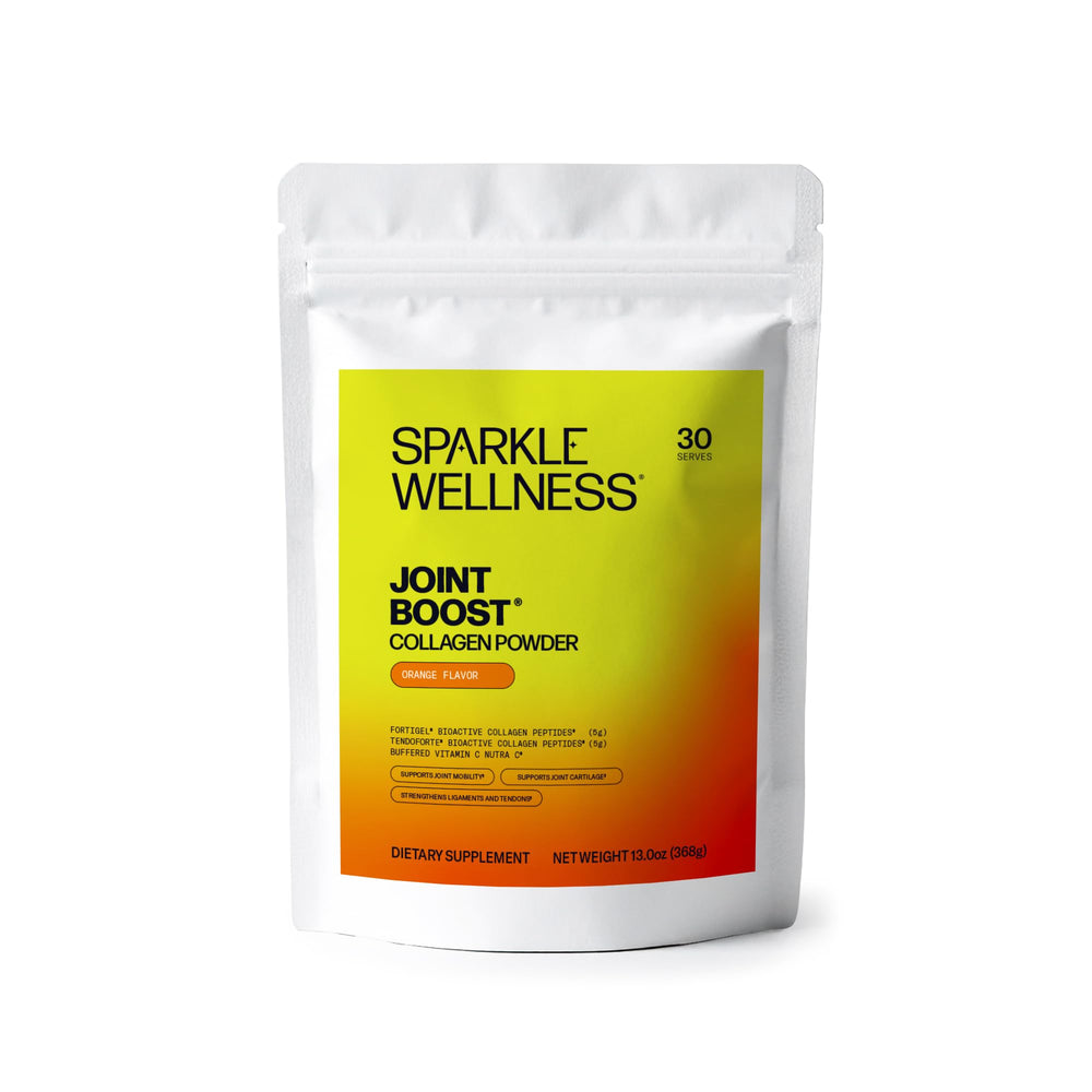 Sparkle Wellness Fortigel Tendoforte powder tub front for daily joint support