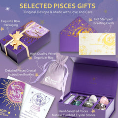 SparklexLab gift box design featuring Pisces motif, a thoughtful present.