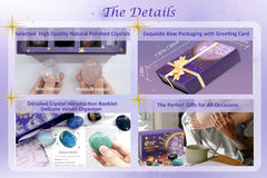 SparklexLab natural tumbled crystals and stones, ready for mindful reflection.