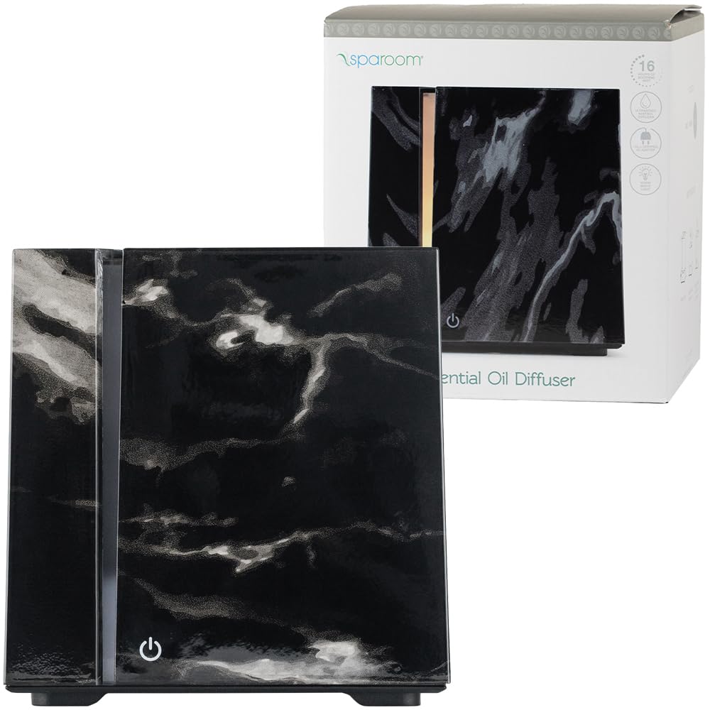 SpaRoom Onyx diffuser black marble finish adds premium décor