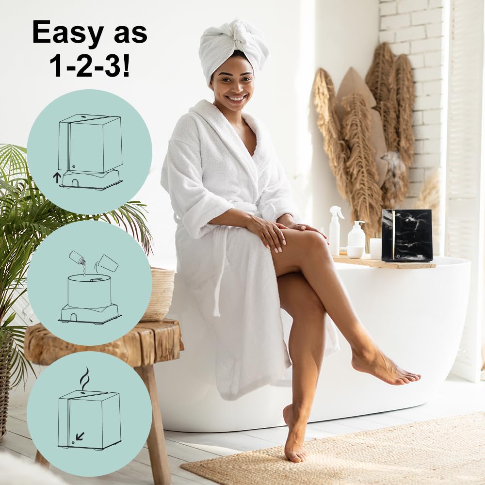 SpaRoom Onyx diffuser easy-clean design for simple maintenance