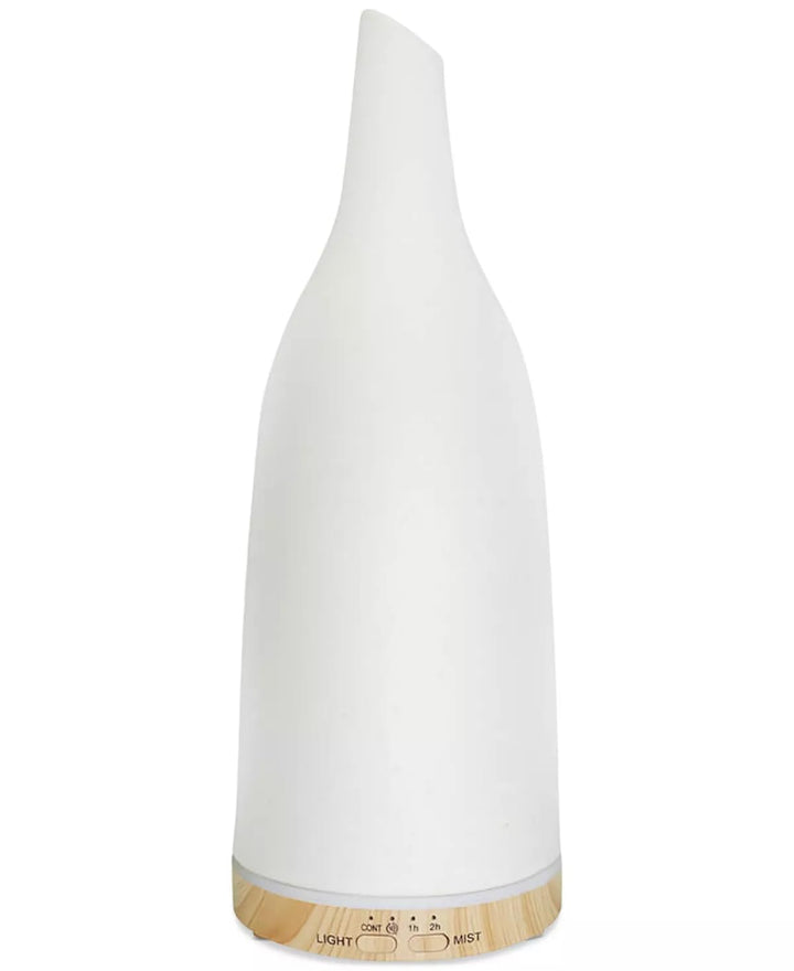 SpaRoom Sonoma white ceramic diffuser with 100 mL tank for compact room aromatherapy.