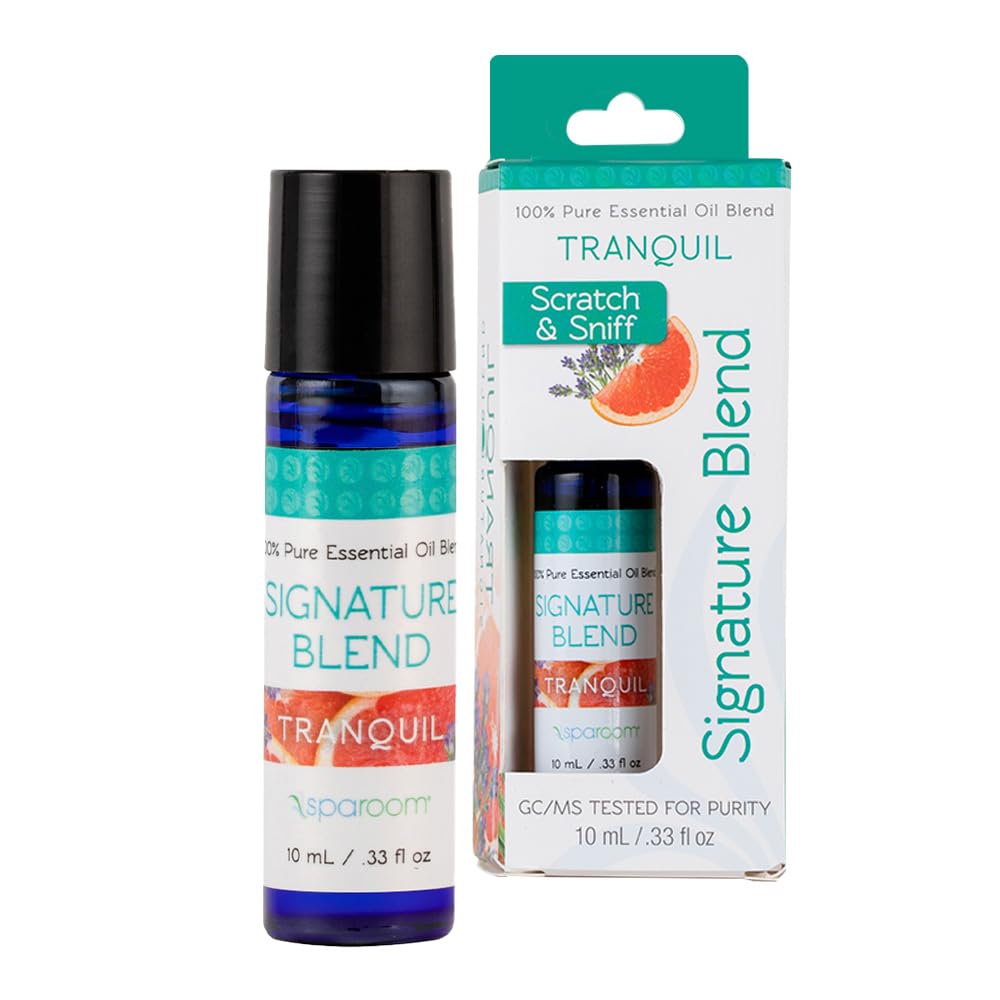 SpaRoom Tranquil Blend 10ml bottle delivers a calming aroma for diffusers.