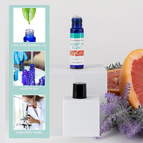 SpaRoom Tranquil Blend bottle closeup highlights the premium 10ml oil.