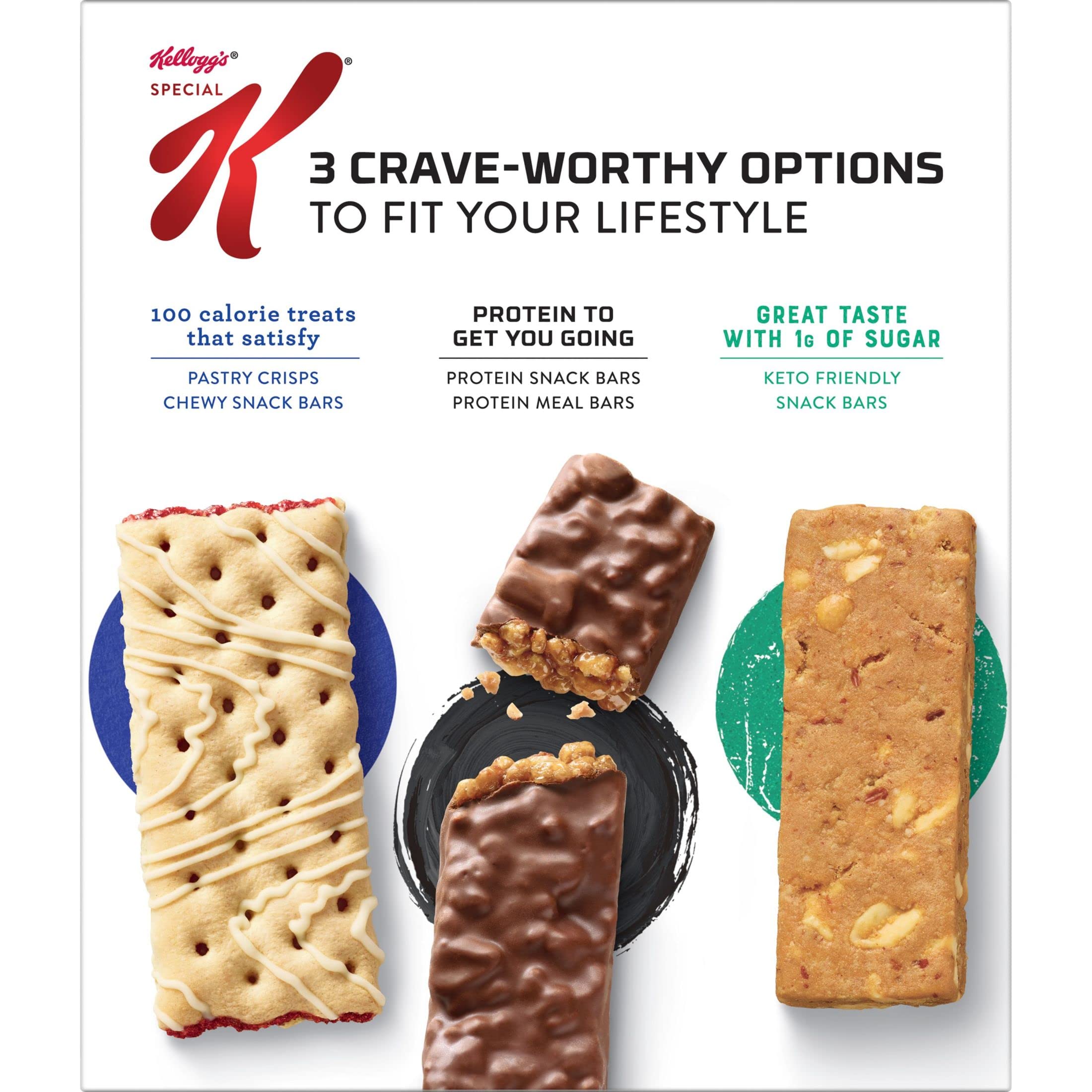Box opened to reveal individual bars for grab-and-go snacking