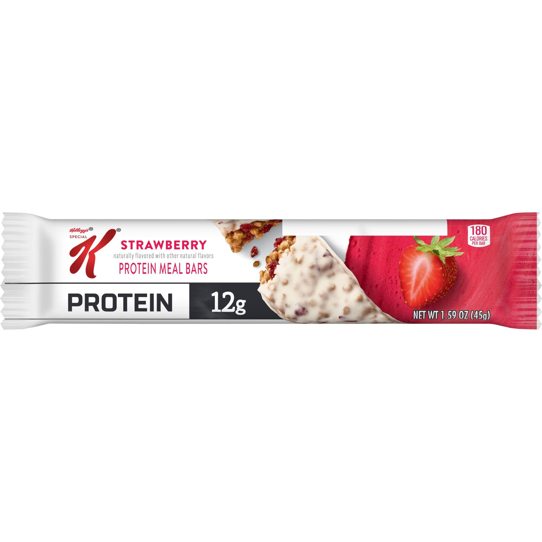 Portable Special K Protein Bar for on-the-go energy between errands.