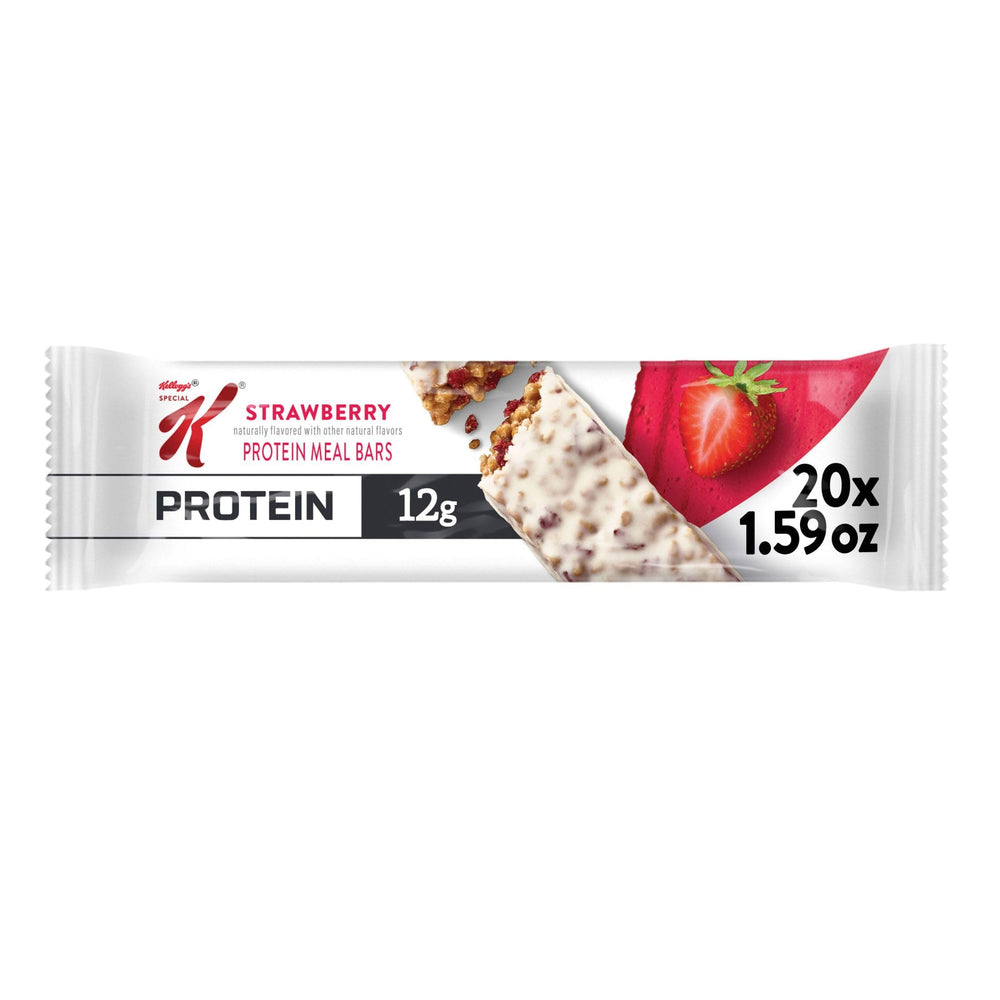 Special K Protein Bar Strawberry with creamy coating for quick hunger relief.