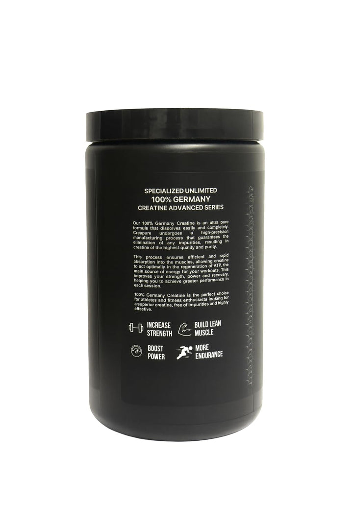 Specialized Unlimited Creatine Monohydrate lab-test certificate of purity.