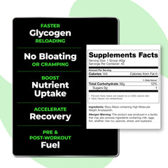 Species Nutrition Carbolyze unflavored formula blends easily with beverages