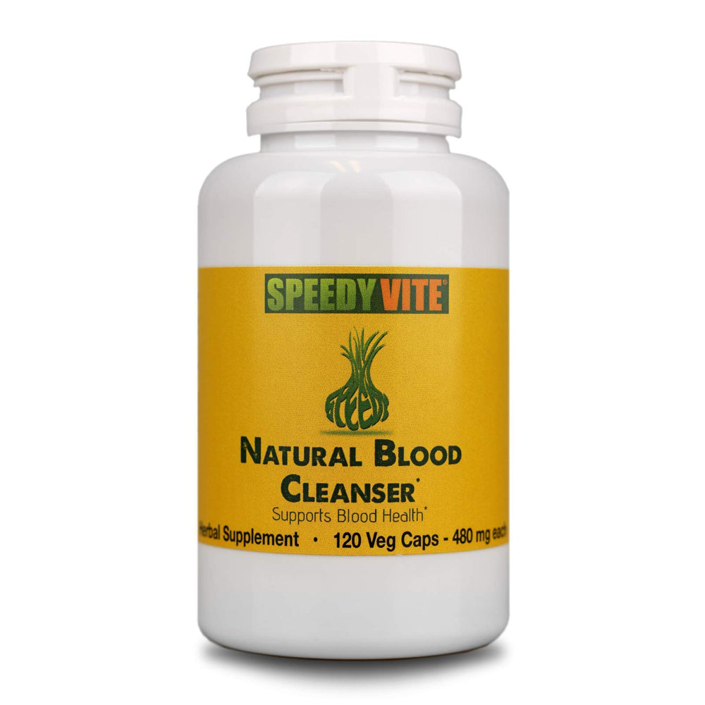 SpeedyVite blood cleanser capsules bottle front view supports daily wellness