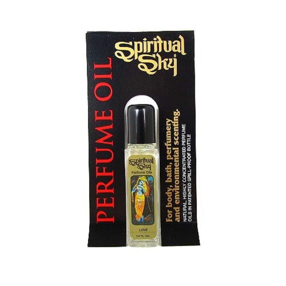 Spiritual Sky Love oil bottle for personal fragrance and mood enhancement.